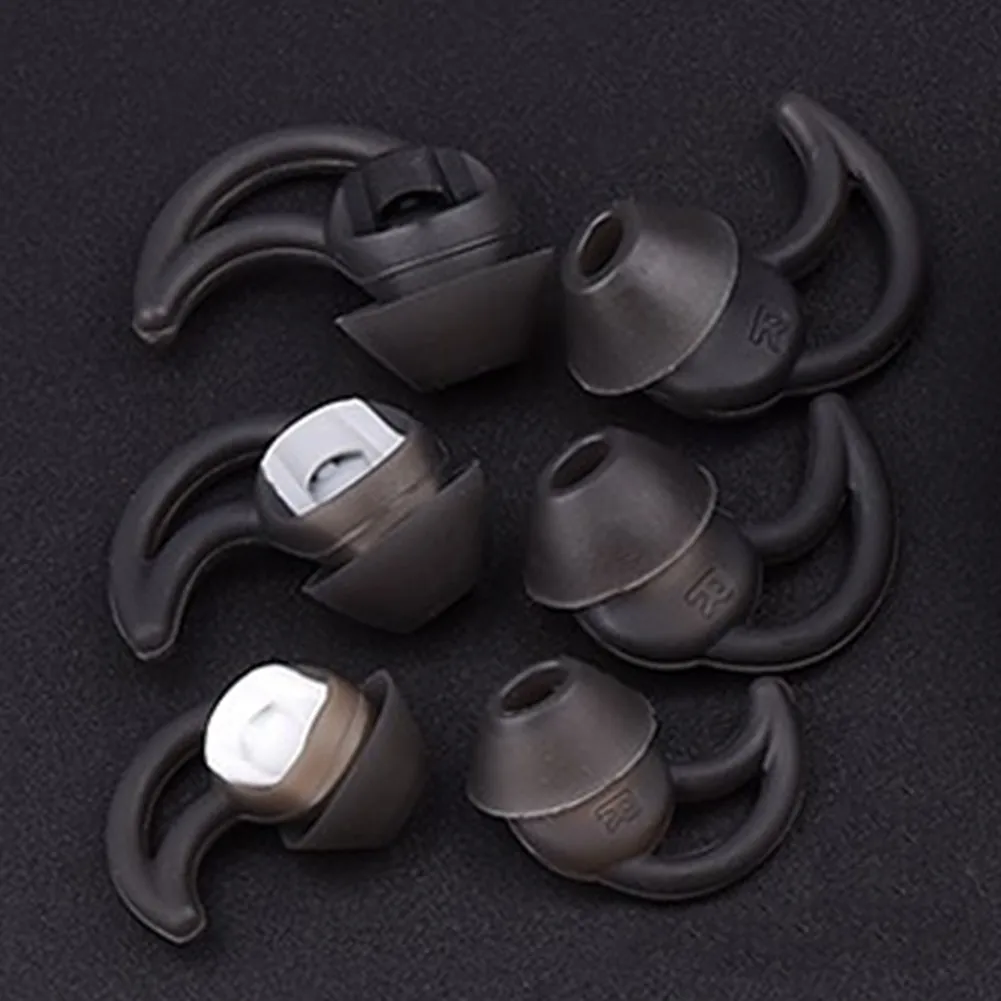 3 Pairs Ear Tips Ear Buds for Bose QC20 Qc30,Silicone Replacement Ear Hooks for Bose SIE2 SIE2i IE2 IE3 Earphone Ear Gels
