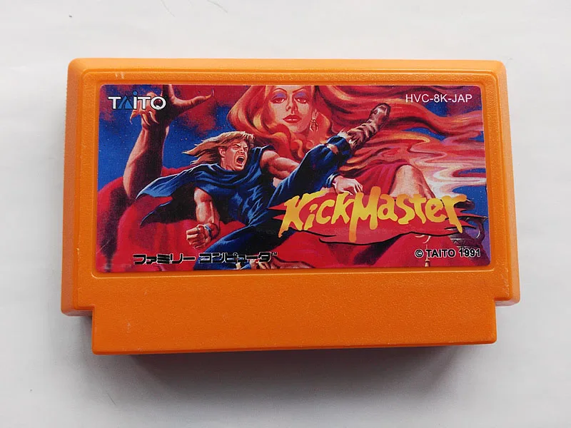 8bit game card : Kick Master NTSC-J ( Japan Version!! )