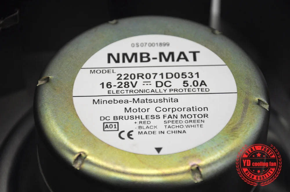 Imagem -04 - Nmb-mat Minebea 220r071d0531 para Emerson Spmd1403 Spmd1404 Ventilador de Refrigeração Novo