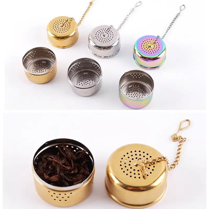 

Stainless Steel Tea Strainer Infuser Tea Locking Ball Tea Mesh Herbal Ball cooking tools F20173358