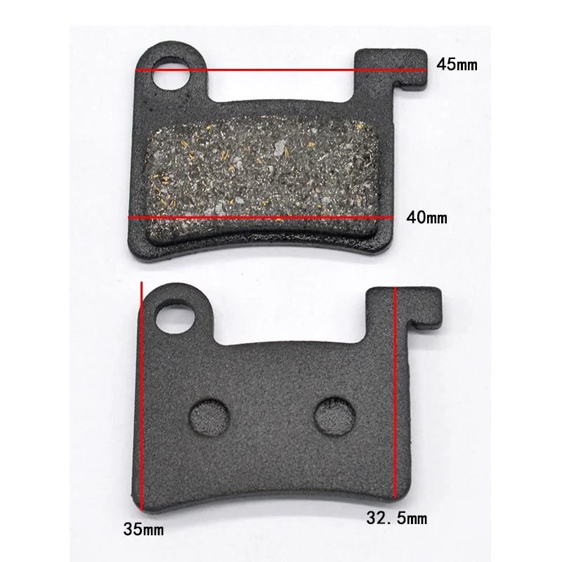 1 Pair Disc Brake Pad for Lithium Battery Electric Scooter Bicycle Moped