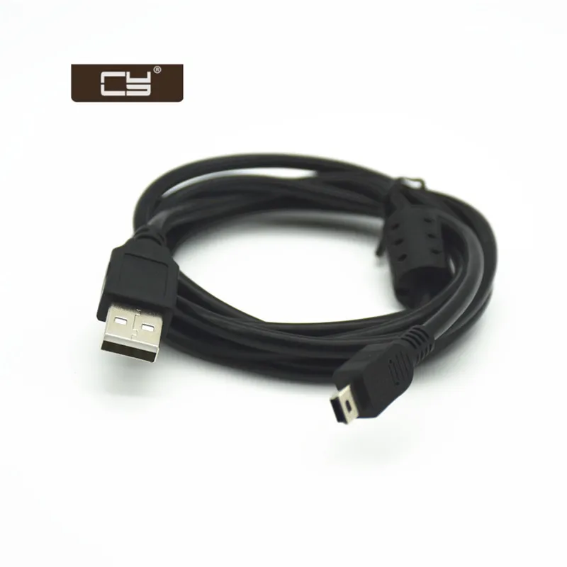 USB 2.0 Type A Male to Mini 5P Male Mini 5P USB  M/M Foil+Braided+PVC Shielding 30cm 50cm 1m 1.5m 3m 5m 1FT 3FT 5FT 10FT