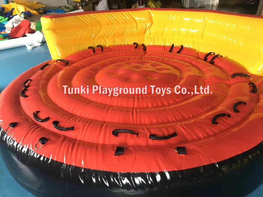 inflatable water toys/ crazy inflatable UFO for water game/ Towable water park equipment