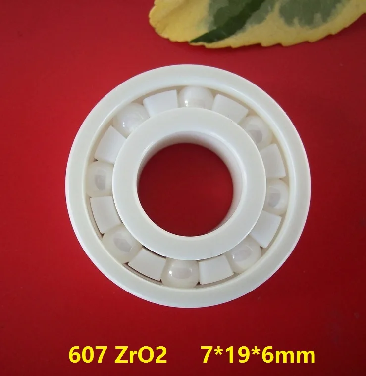 

5pcs/10pcs 607 ZrO2 full Ceramic bearing 7x19x6 mm Zirconia Ceramic deep groove ball bearings 7*19*6mm