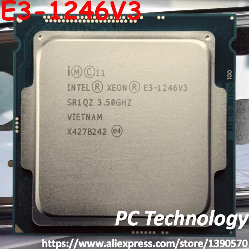 

Original Intel Xeon E3-1246V3 CPU 3.50GHz 8M LGA1150 Quad-core Desktop E3-1246 V3 processor Free shipping E3 1246V3