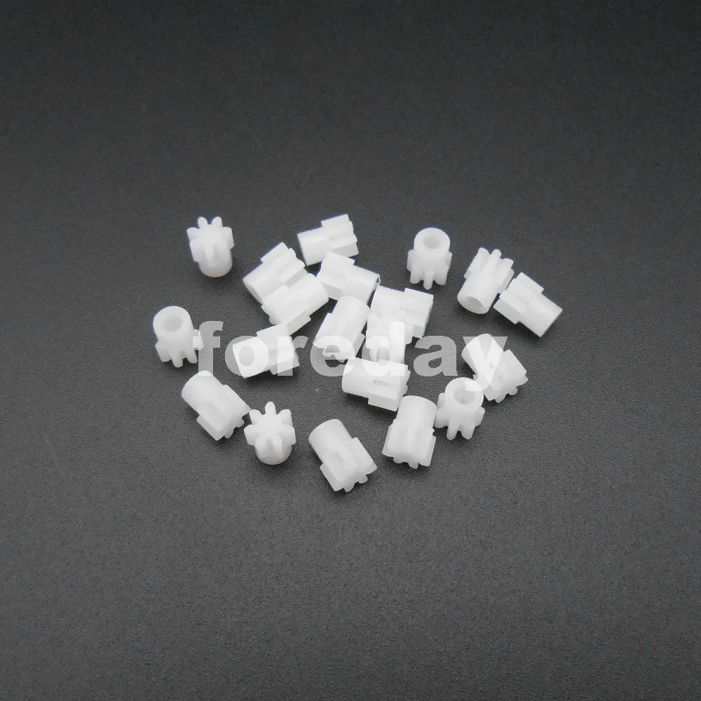 

20Pcs/Lot 0.5M 7T Gear 0.5 Modulus Pinion Bore Aperture 2mm 1.95mm DIY Model Accessories 7 Teeth T=7 Plastic Spur Gear 5.5MM New