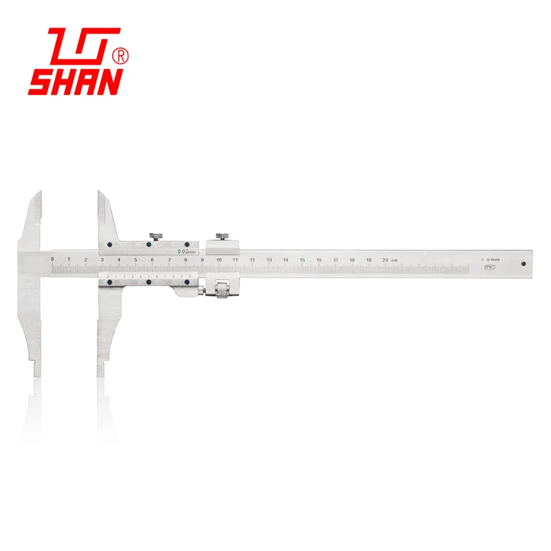 Imagem -05 - Iii tipo Vernier Caliper 0200 0300 mm Direto da Fábrica de Alta Precisão Aço Carbono Aço Inoxidável Vernier Pinças de Medição