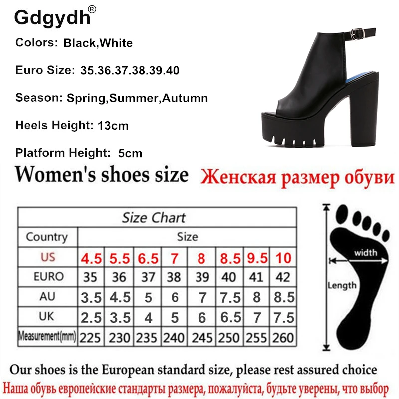 Sandálias de salto alto Gdgydh com plataforma para as mulheres, sapatos casuais com plataforma, estilo europeu, tamanho preto 42, venda especial,