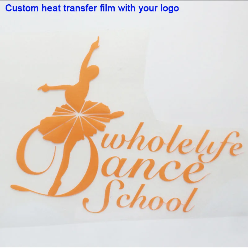 10pcs PVC Heat Transfer Iron Stickers on Clothes Iron on Bag/ T-shirts/ Jeans Applique Custom Your LOGO Transfer Vinyl Film