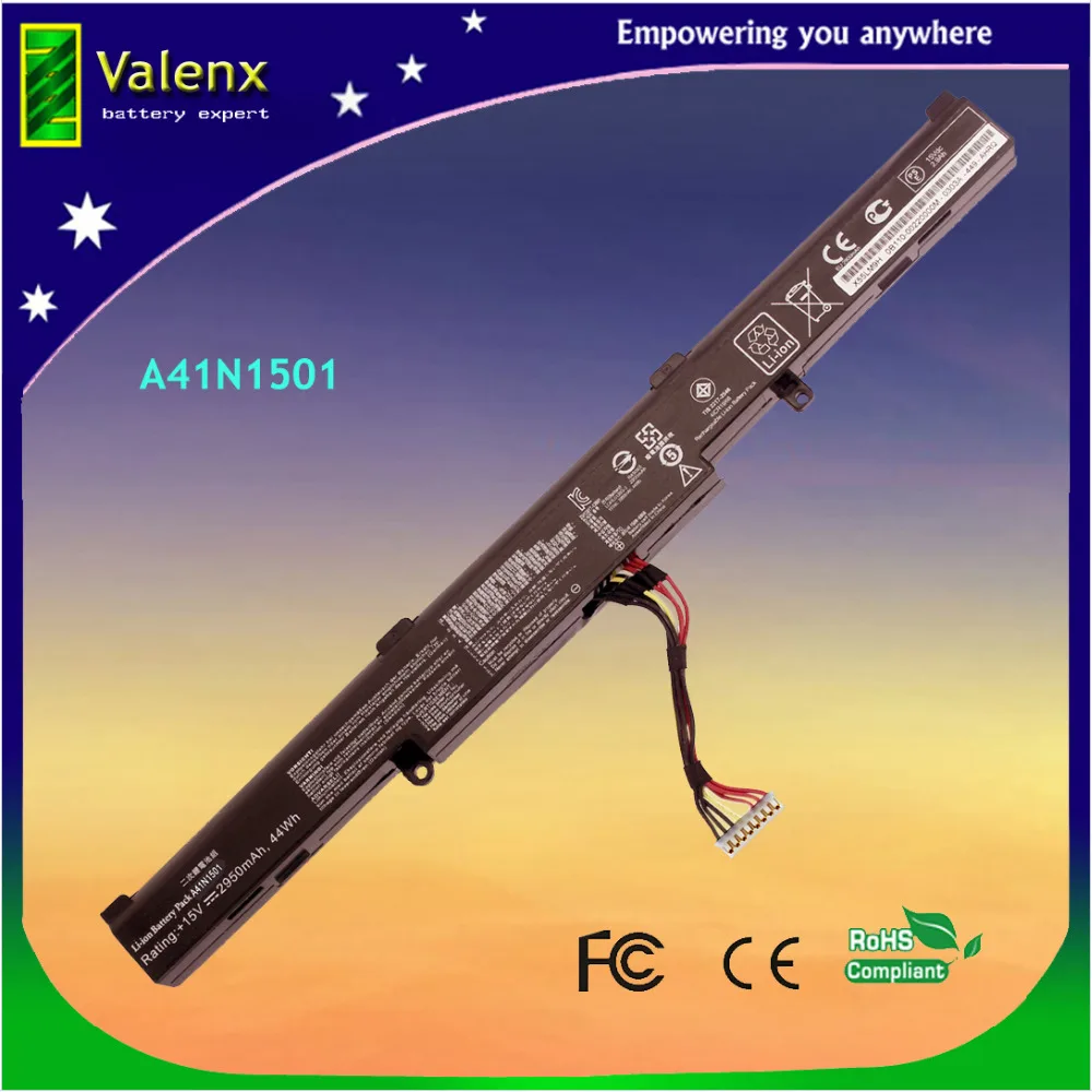 A41N1501 Battery for ASUS N552 N552V N552VX N752V N752VX G752VW GL752VW