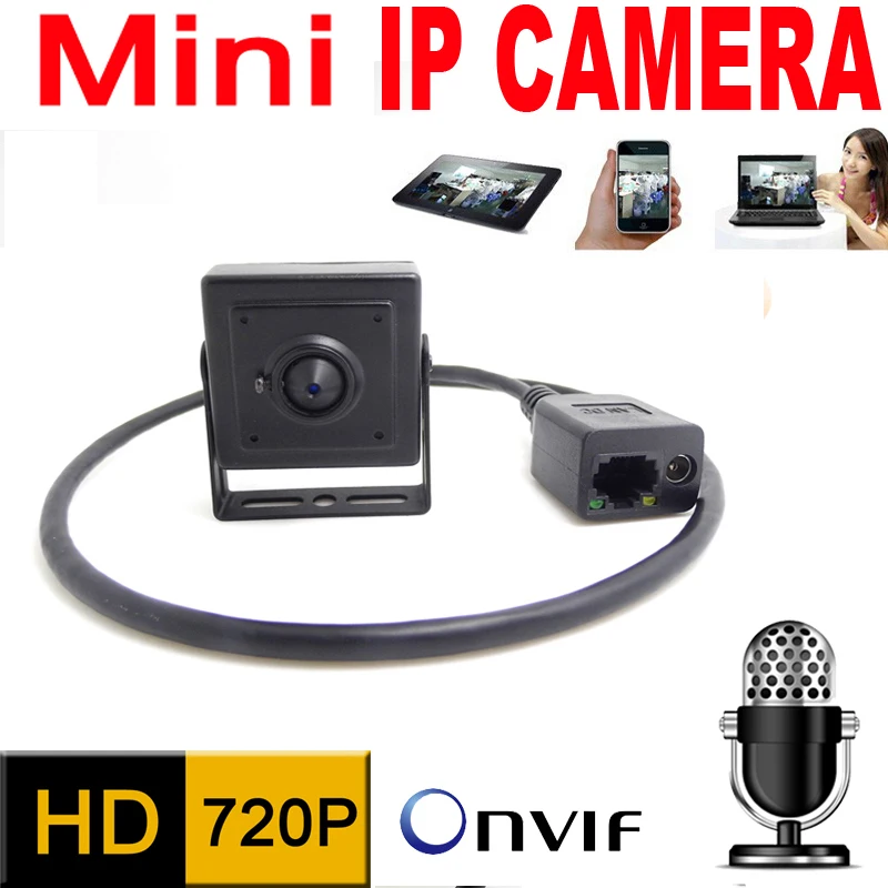 mini ip camera 720P micro 2.7mm lens home security system cctv surveillance small hd Built-in Microphone onvif video p2p cam