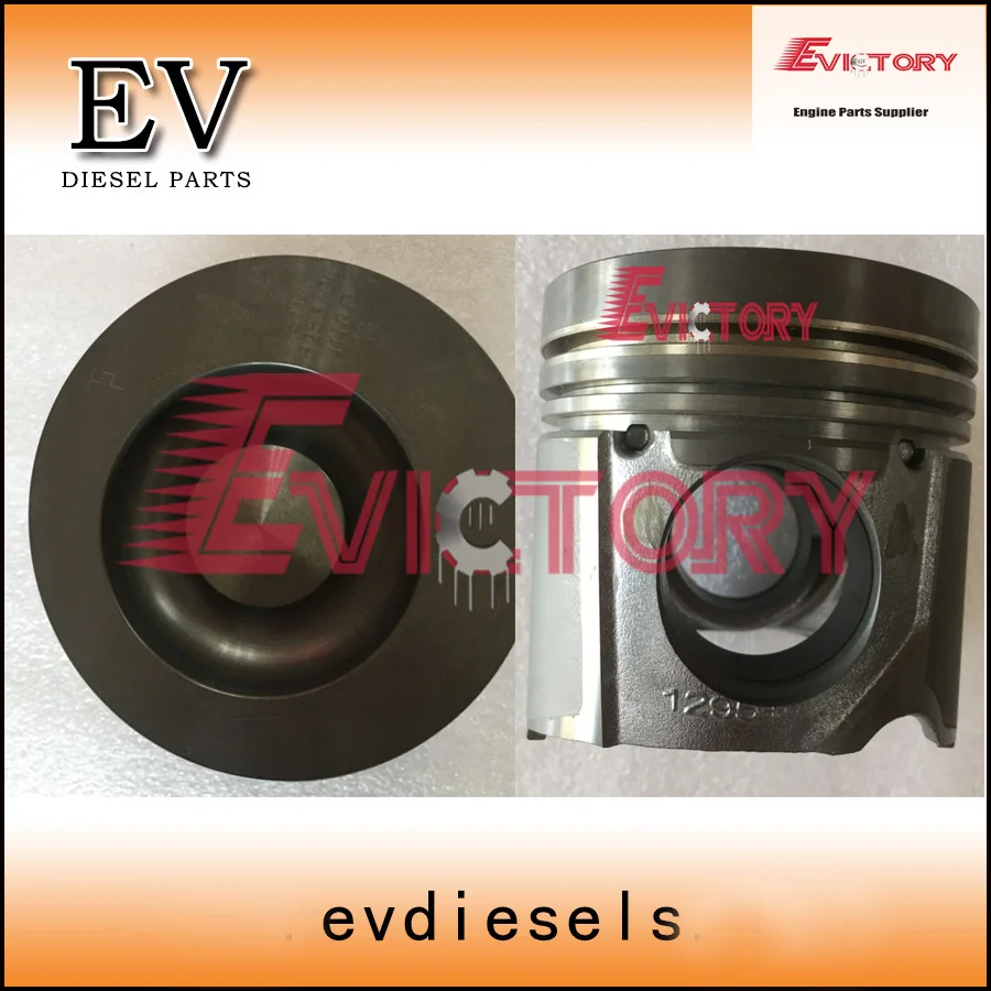 D6D Piston include piston pin and clip for Volvo excavator EC210B