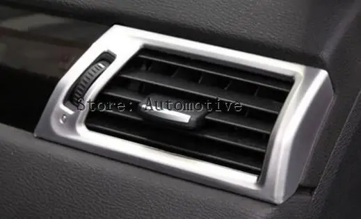 

For BMW X3 X4 F25 F26 2013-2017 ABS Matte Chrome Side Air Conditioning Outlet Cover Trim Stickers Car Styling Accessory For LHD