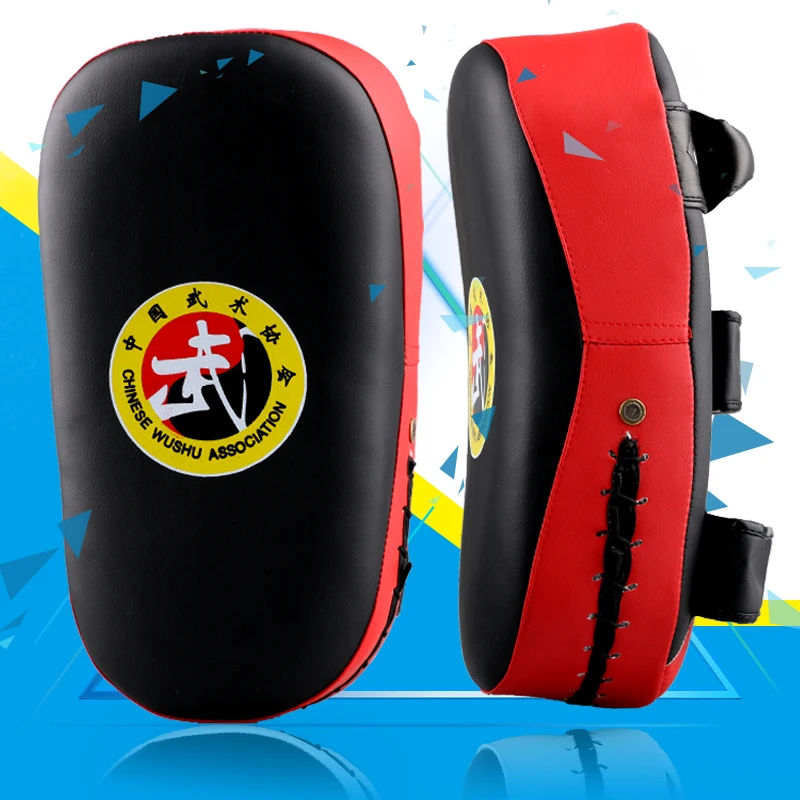 MMA Curve Pads Muay Thai TKD punching Mitts PU leather Sanda Taekwondo Kickboxing Boxing Hand Foot Square arc Target