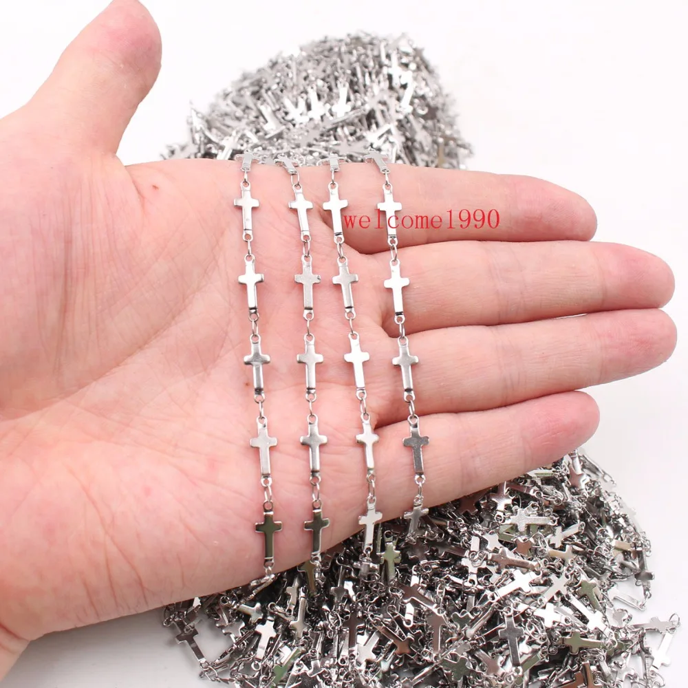 

5meter/10meter Lots Stainless Steel joint Link Chain DIY Jewelry Finding Marking Chain In Bulk