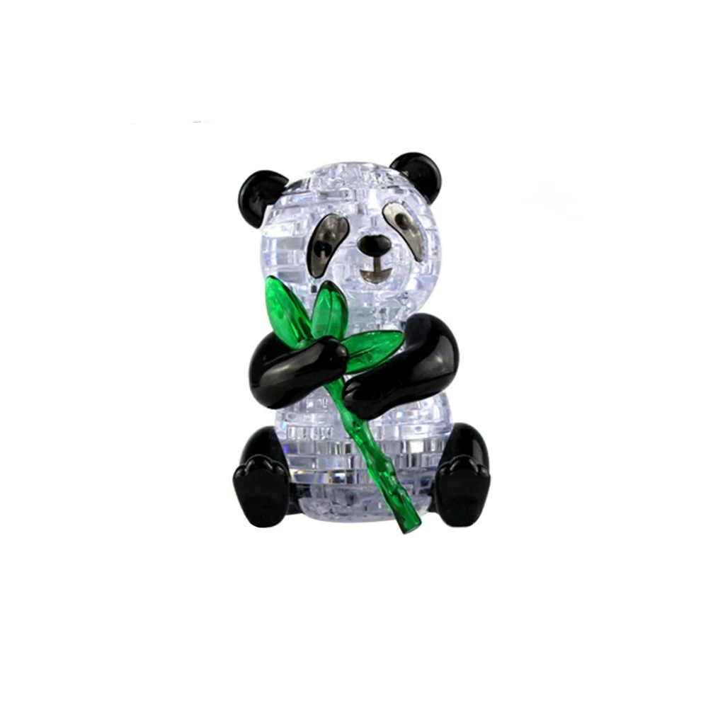 

EBOYU 3D Crystal Puzzle Panda Model Cute DIY Building Toy Gift Gadget Crystal Puzzle for Kids