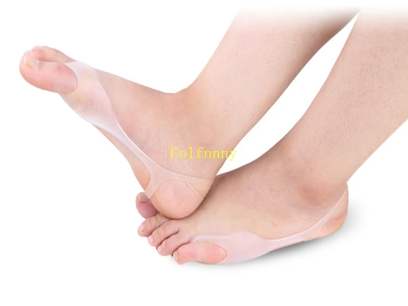 1000pairs/lot Silicone Big toe small toe Valgus Hallux valgus orthotic device orthopedic  Gel Foot Toe Pad seperator