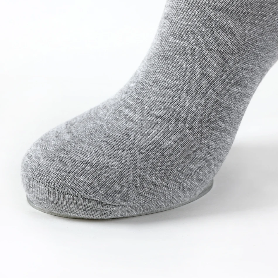 Chaussettes homme en Fiber de bambou, courtes, de haute qualité, décontractées, respirables, antibactériennes, à la cheville, 10 pièces/paquet