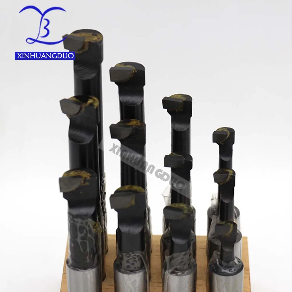 12 Pcs Tahan Lama Paduan Keras Batang Membosankan Bar Set Karbida Tip Bar 18 Mm untuk 3 Inch 75 Mm Membosankan kepala F1-18 untuk Bubut Penggilingan Mayitr