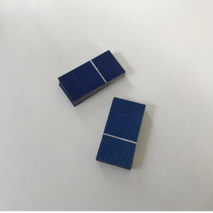 Panneau Solaire en silicium polycristallin, 52x26mm, 0.5V, 0.23W, 20 pièces