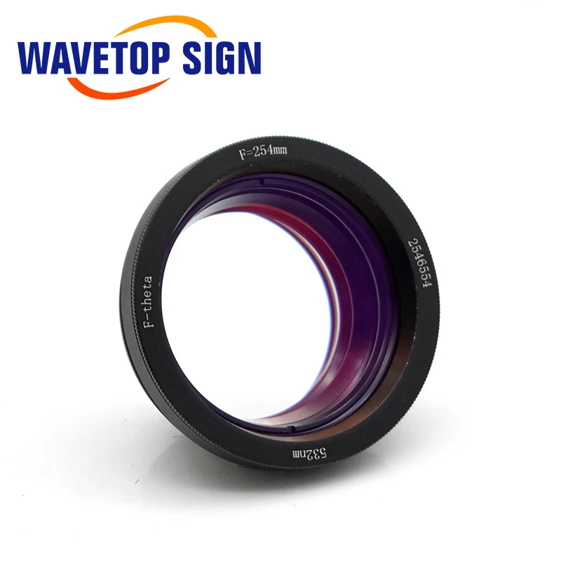 WaveTopSign JG 532nm F-Theta Scew M85 Scan Lens Size 65x65 110x110 150x150 175x175mm for Laser Marking Machine