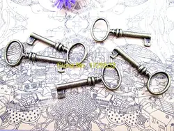 8pcs--Key Charm,Antique bronze key Pendants/Charms, DIY Supplies, Jewelry Making,41x17mm