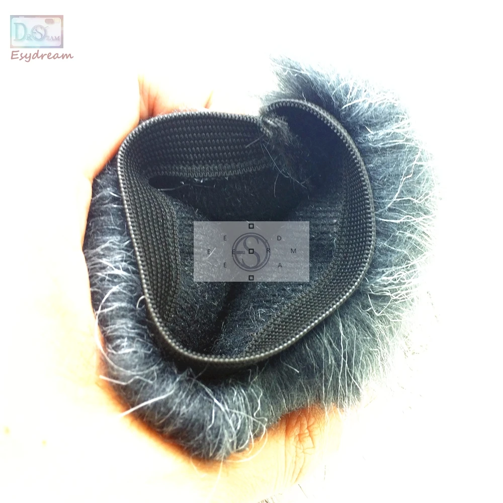 ميكروفون في الهواء الطلق فروي غطاء الزجاج الأمامي إفشل الزجاج الأمامي للتكبير H4N Boya V02 ميكروفون ديدكات الرياح درع