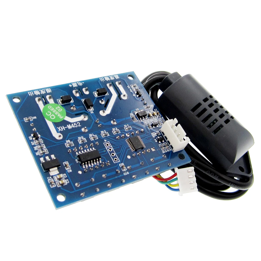 XH-M452 Thermostat Temperature Humidity Control Thermometer Hygrometer Controller Module DC 12V LED Digital Display Dual Output