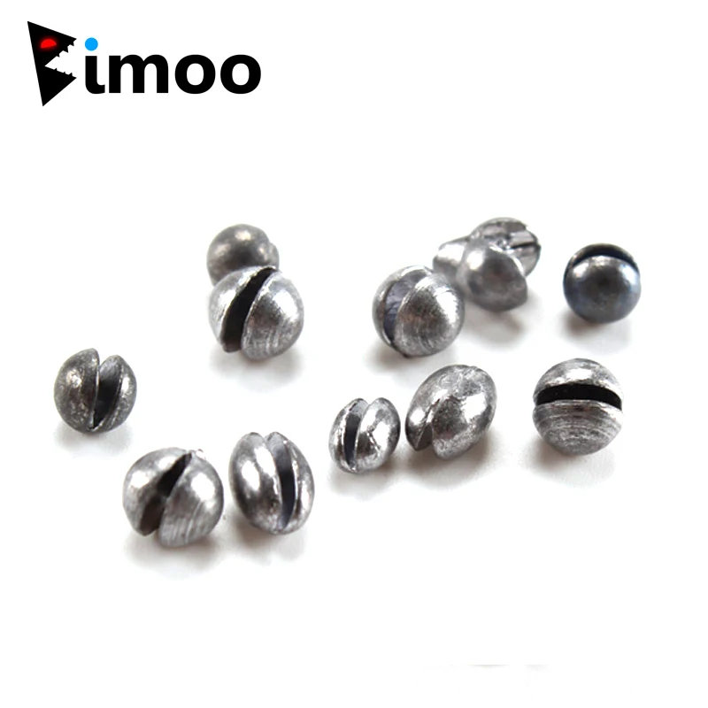 Bimoo 20PCS/Box Carp Fishing Sinker Weight Round Split Shot Fishing Sinker Lure Accessories 1B to 7B