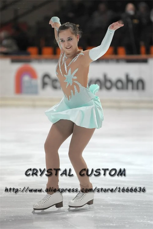 Women Figure Skating Dress Graceful New Brand  Ice Skating Dresses For Competition Customized DR3899