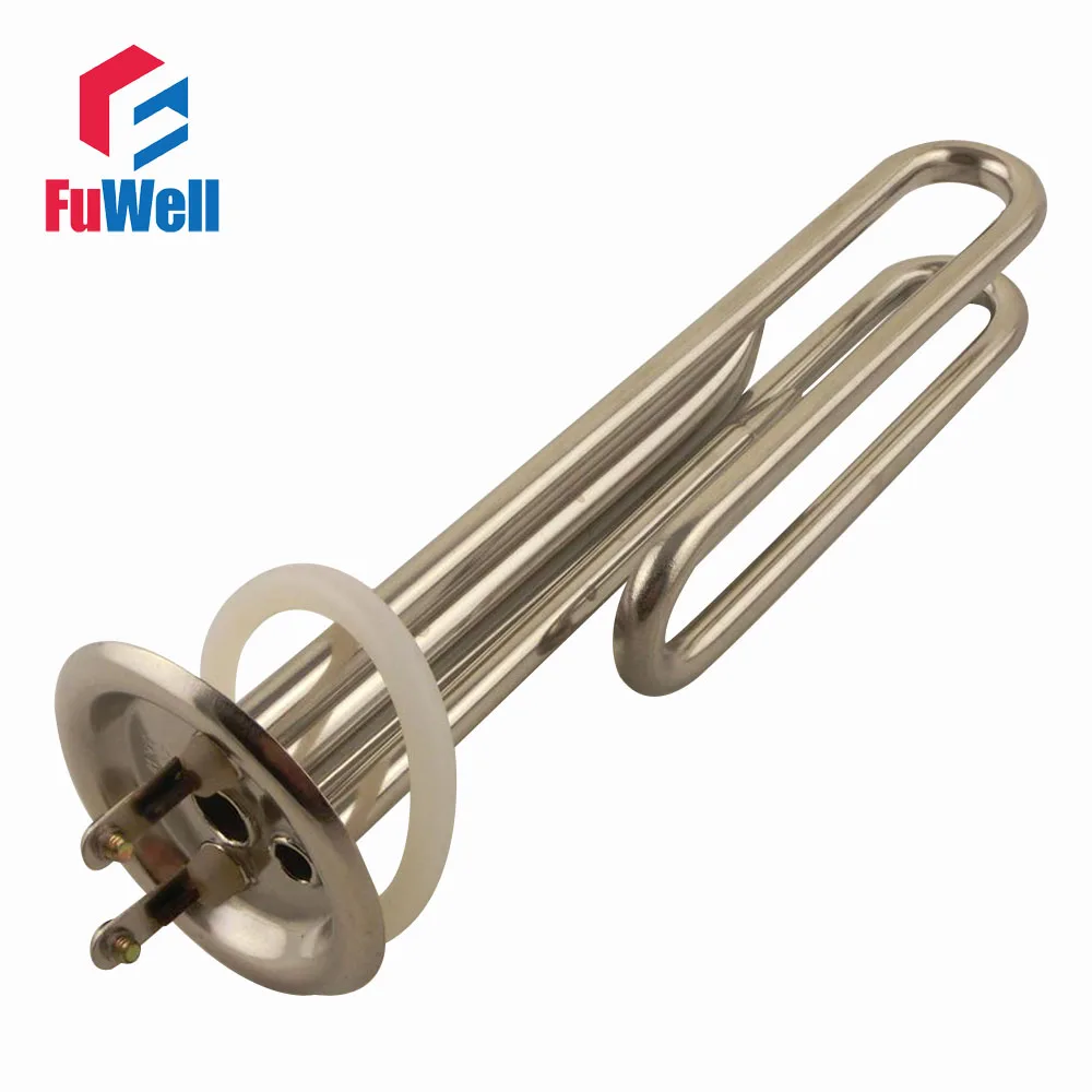 Stainless Steel Heating Tube Element 220V 3KW 210mm Tube Length Electric Water Heater Pipe