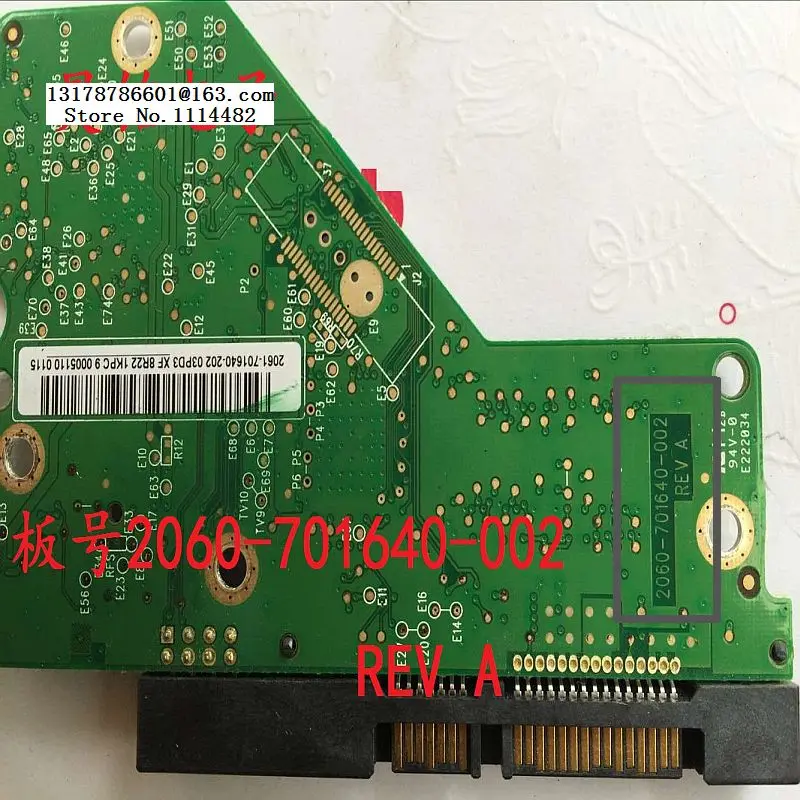 2060-701640-002 무료 배송 100% 오리지널 HDD PCB 로직 보드, 2060-701640-002 하드 디스크 회로 보드 2060-701640-002