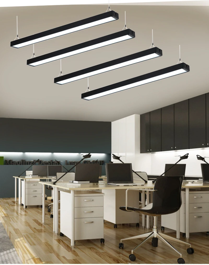 

DIY Free splicing light Aisle corridor ceiling light office market Long strip led light Hoisting lamp to Home lighting appliance
