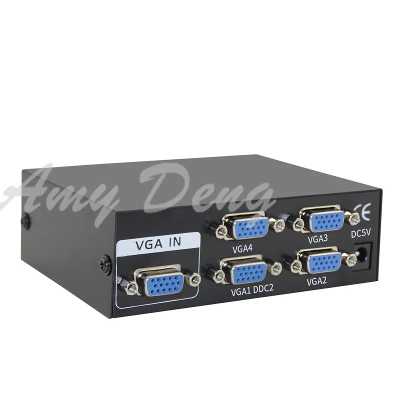 

distributor four video display 1 divider 4 lines go into a computer screen splitter