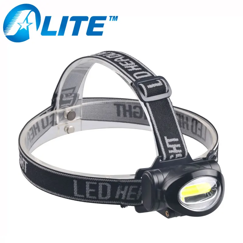 TMWT Indoor Lighting Reading Working 300LM Camping Flashlight Head Torch Lamp AAA Battery LED COB Headlamp