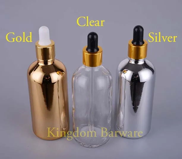 100ml Bitter Bottles Round Glass Bottle with Dropper