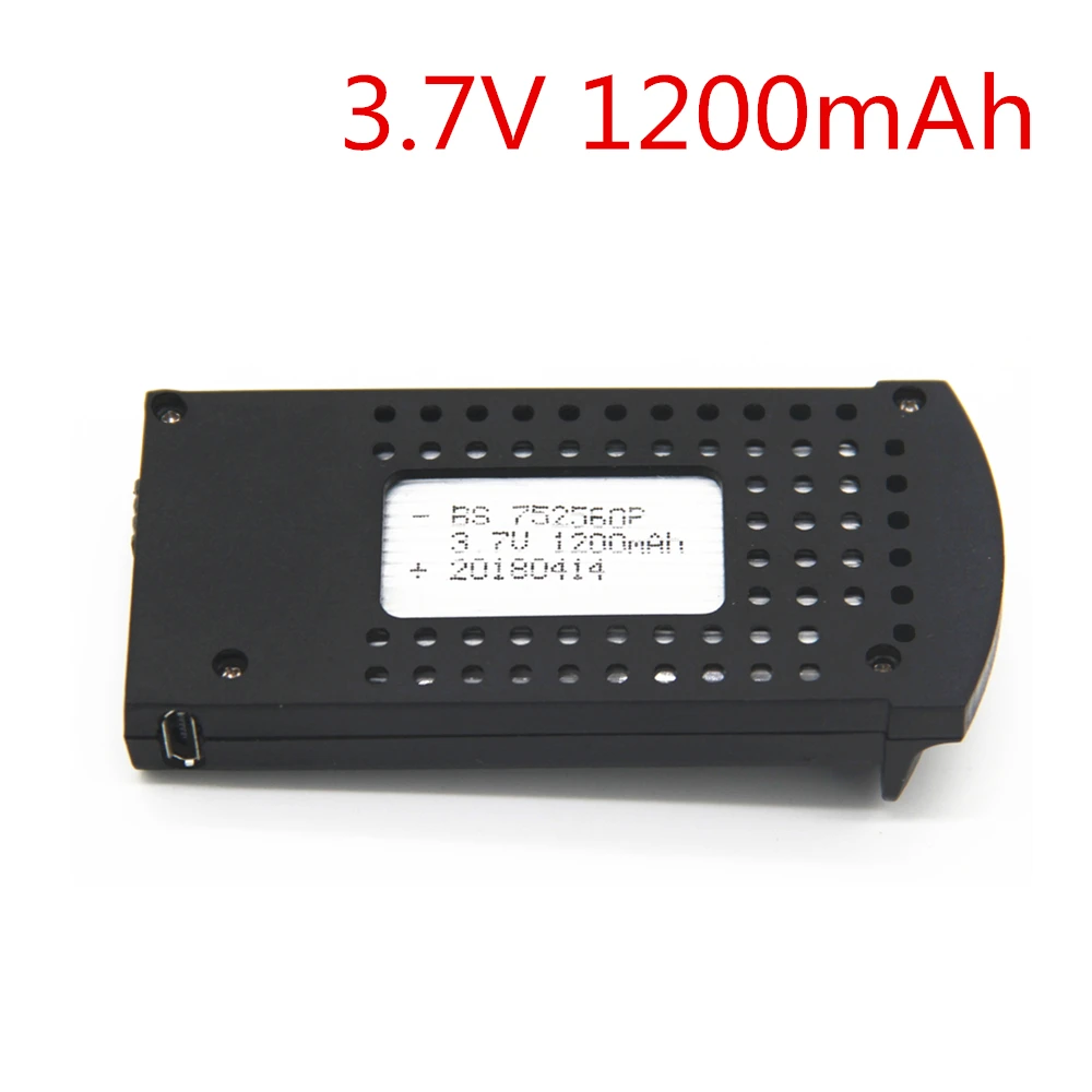 

Updated 3.7V 1200mAh Li-po Rechargeable Battery for DM107S SG700 S169 RC Quadcopter Drone