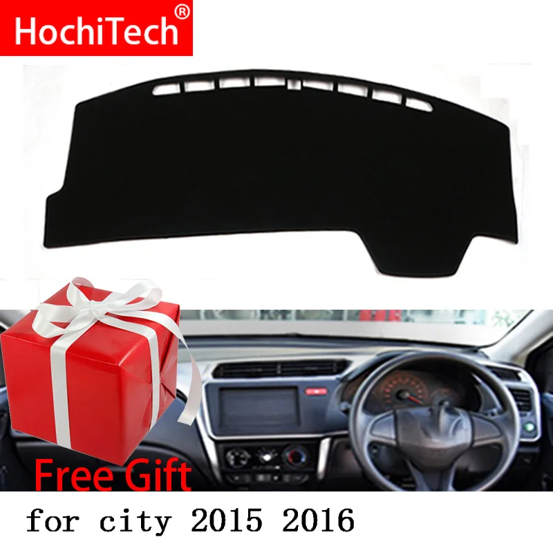 For Honda city Grace 2014 - 2019 Right and Left Hand Drive Car Dashboard Covers Mat Shade Cushion Pad Carpets Accessories