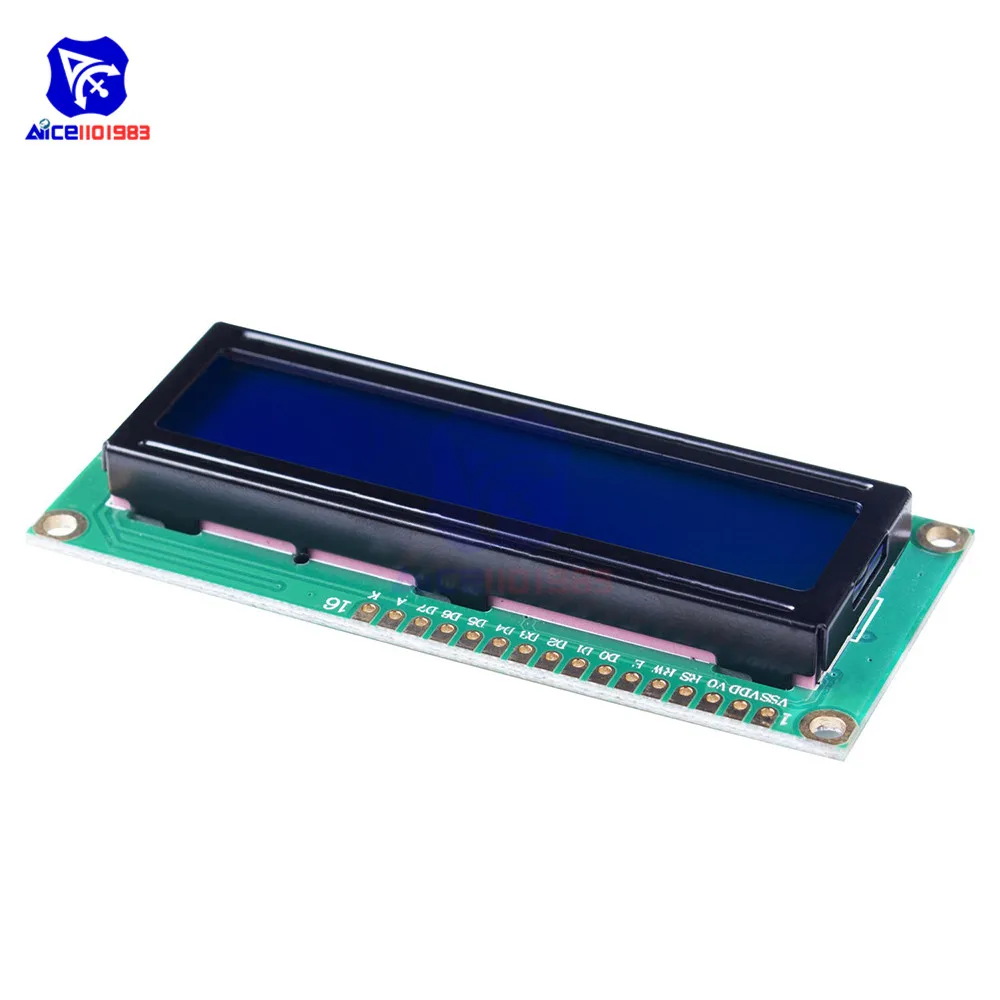 LCD1602 Display-Bildschirm mit Hintergrundbeleuchtung LCD-Display-Modulplatine 16*2 Zeichen 1602 für Arduino Roboter 5V – Detail 6