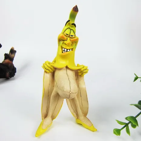 Banana  Sexy Man Funny Resin Collection Wretched Version Evil Banana Man Model Decoration Cool Stuffs Best Gift