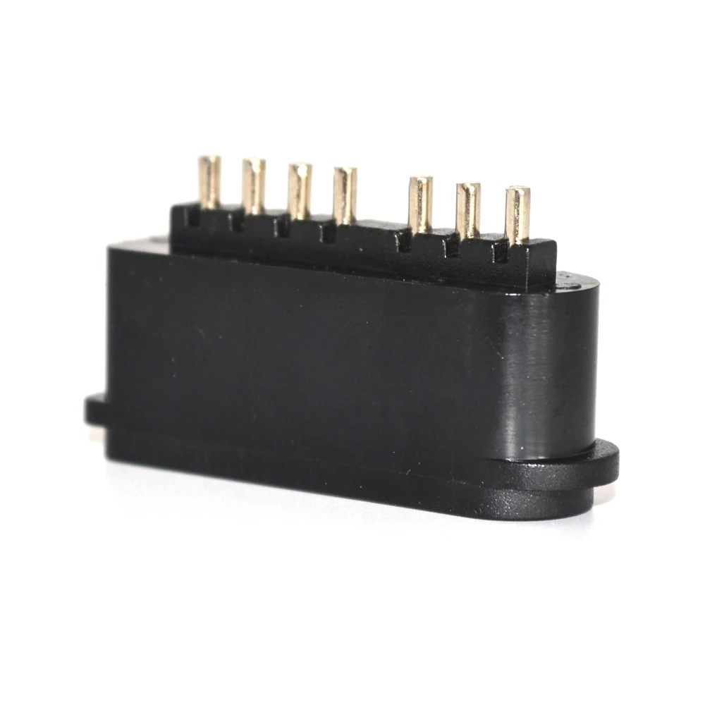 10PCS a lot High quality 7 Pin 180 degree  female connector Socket Slot for SNES Game Console controller