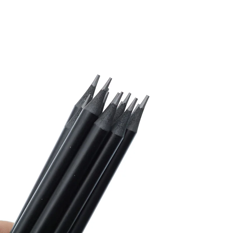 12pcs Black Diamond Diamond Pencil Crayon Drawing Office Supplies Stationery Cute Art Writing Pencil