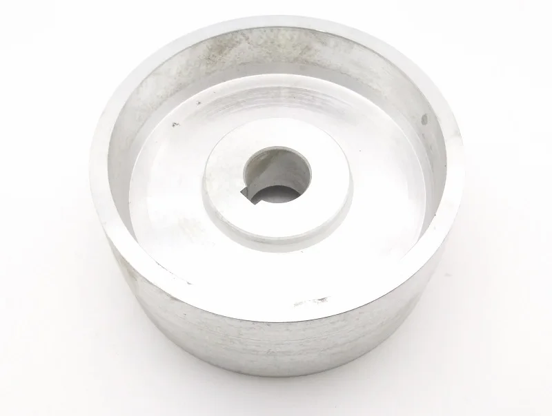 New New 1PCS 130*55*24/52mm Fully Aluminum Active wheel Contact Wheel for belt machine