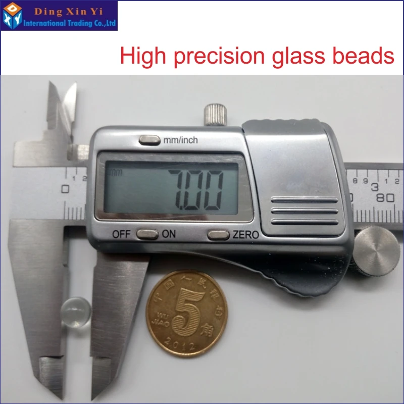 500pcs/lot High precision 7mm glass bead Laboratory with glass beads