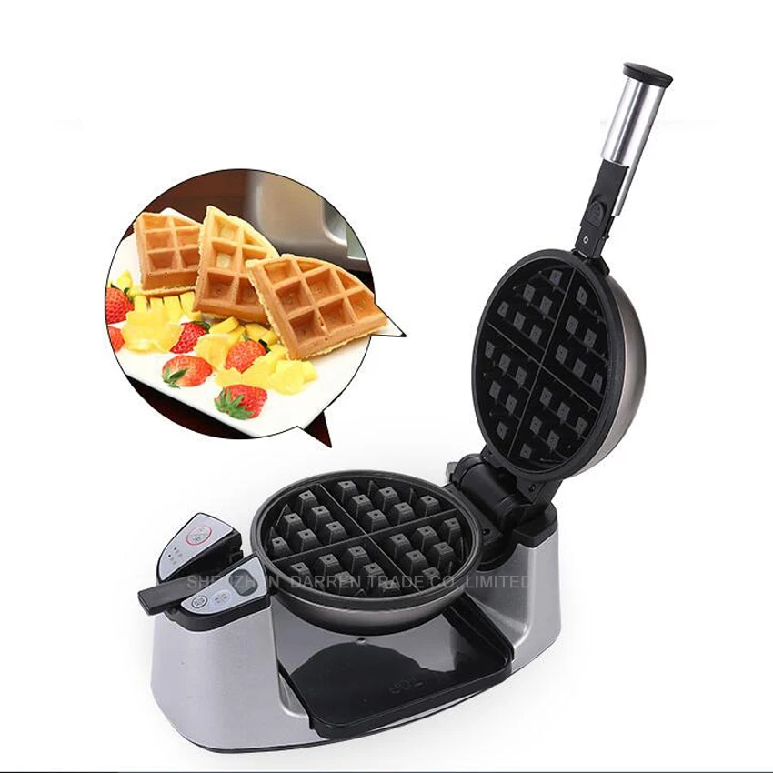 1Pc Non-stick Coating TK-818 Double Side Verwarming Elektrische Roterende Ei Wafelijzer Pannenkoek Maker Wafel Machine