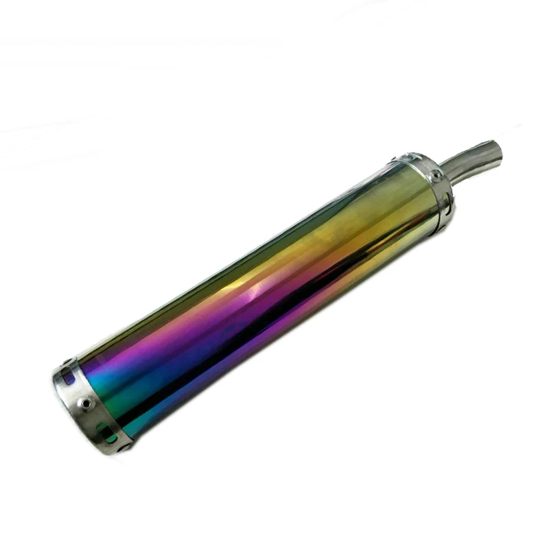 20mm inlet 280mm Universal Motorcycle Exhaust Muffler Pipe Silencer For ATV Street Scooter Motocross Escape Moto 50cc 125CC