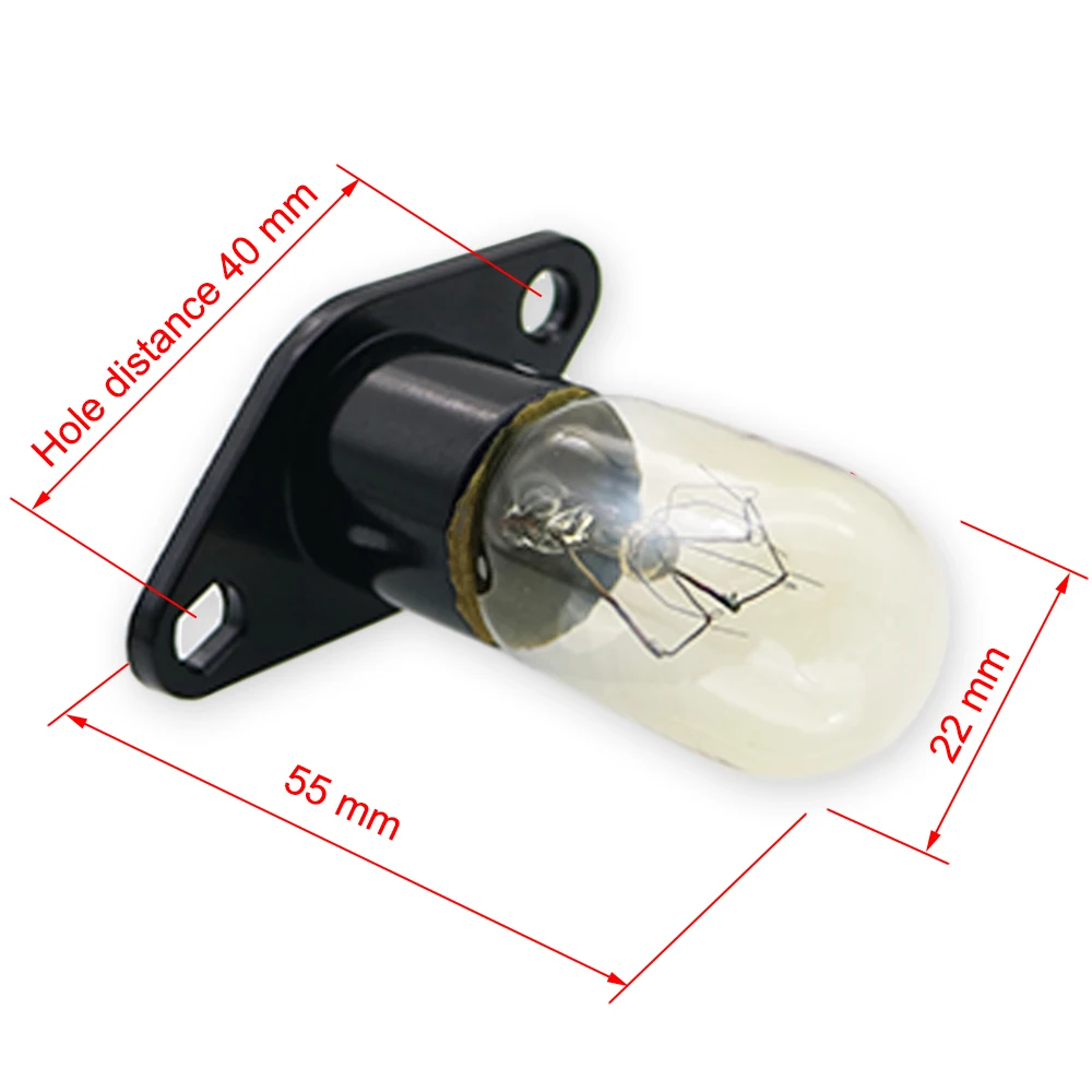 1 pezzo Nuovo Forno Lampadina Ad Alta Temperatura Forno A Microonde Lampadina Frigorifero Gamma di Illuminazione Cappuccio 230 V 20 W T170 serie per LG