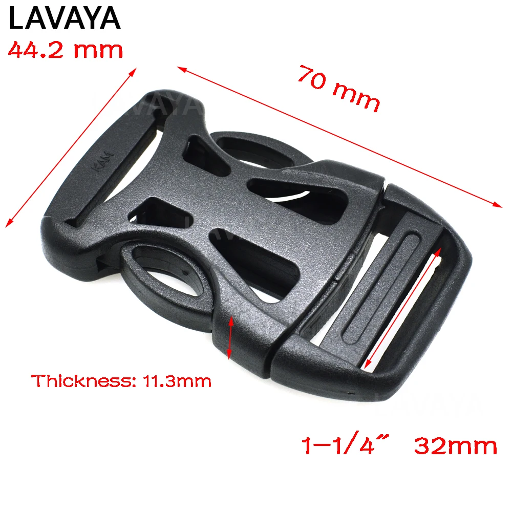 1pcs Webbing Size 20mm 25mm 32mm Buckle Plastic Mask Detach Buckle For Backpack Straps Safety Vests Outdoor Buckle