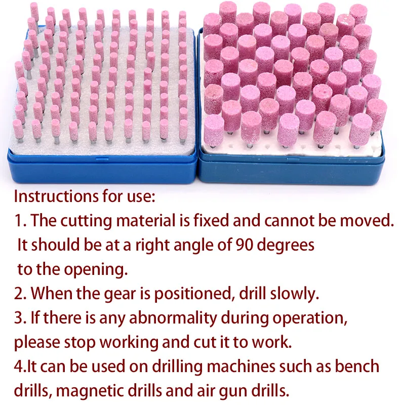100pcs Abrasive Stone Points Polishing Grinding Head Electric Drill Bit Wheel For Dremel Rotary Accessories Power Tools
