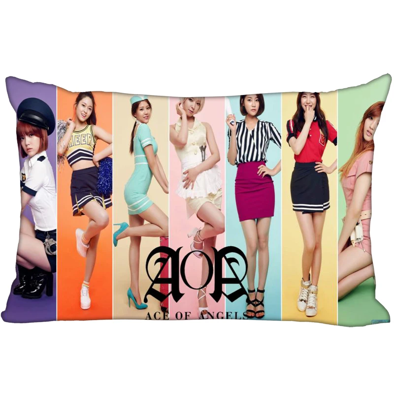 

New Arrival Custom AOA Satin Pillowcase 45x35cm (one side) Printed Zipper Pillow Cover Custom your image gift